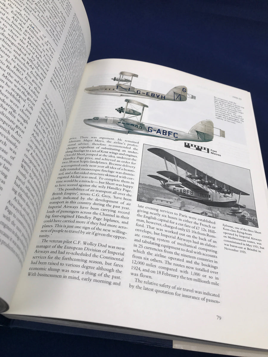 Wings across the world : An Illustrated History of British Airways Used Like New  *** MINT ****