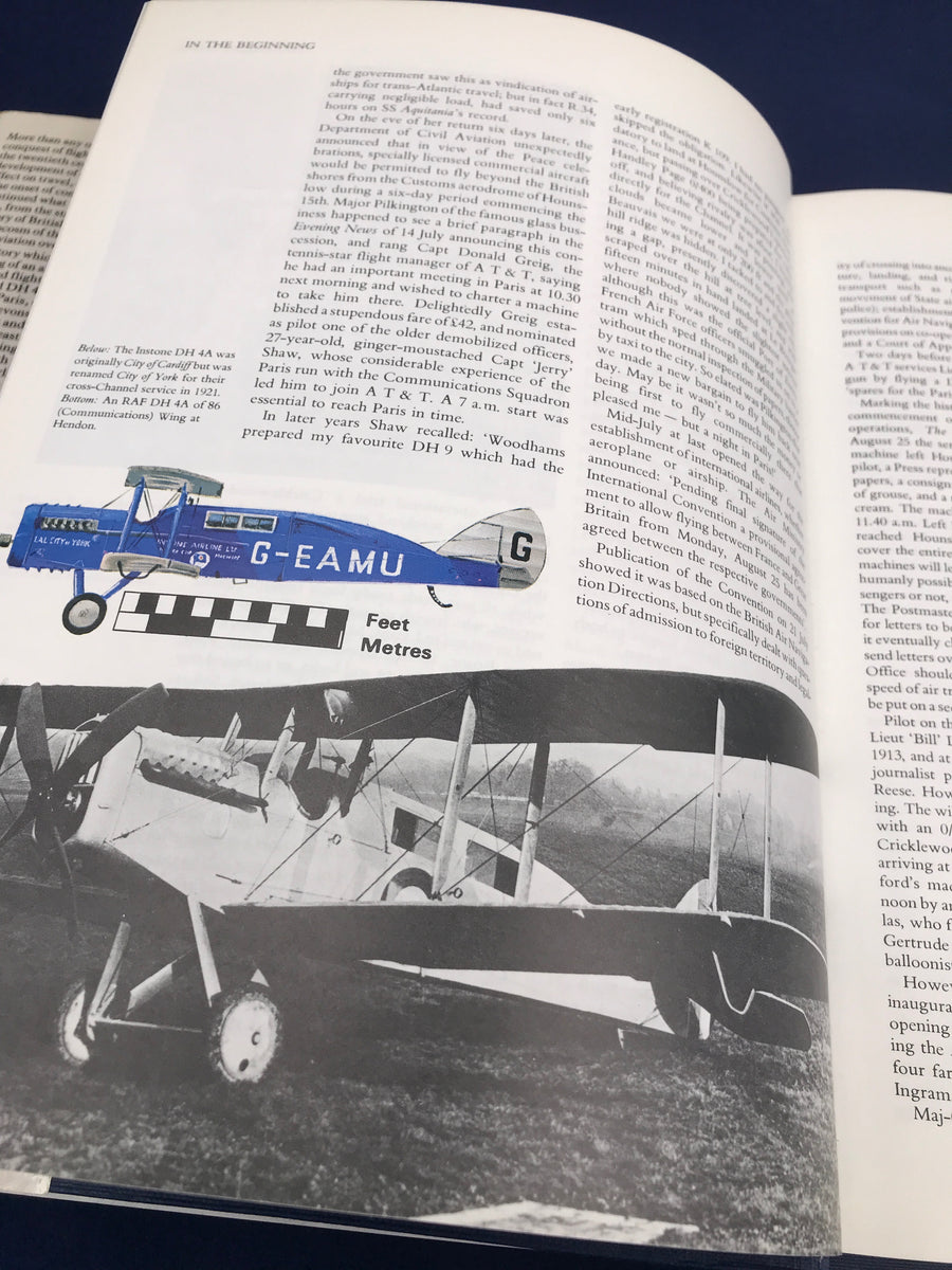 Wings across the world : An Illustrated History of British Airways Used Like New  *** MINT ****