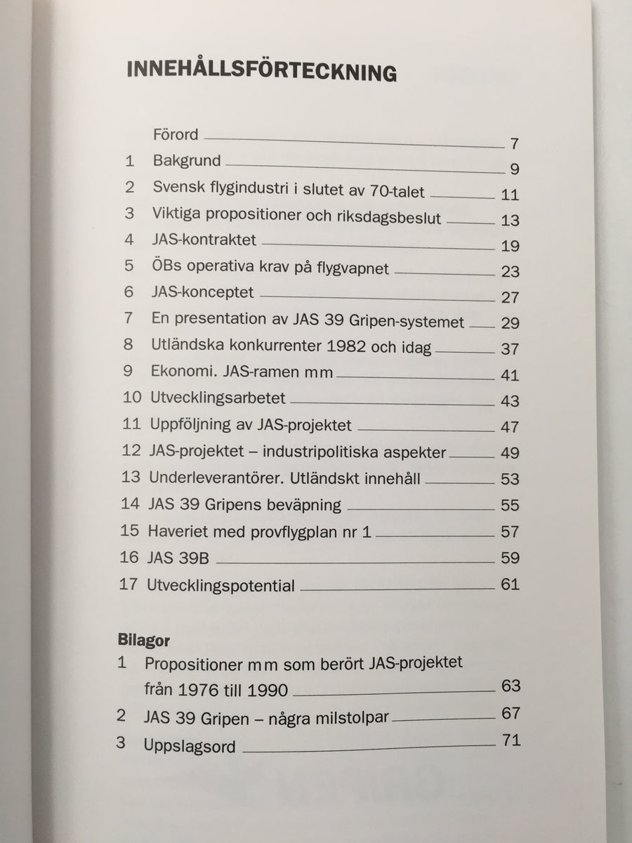 Faktaboken om JAS 39 Gripen