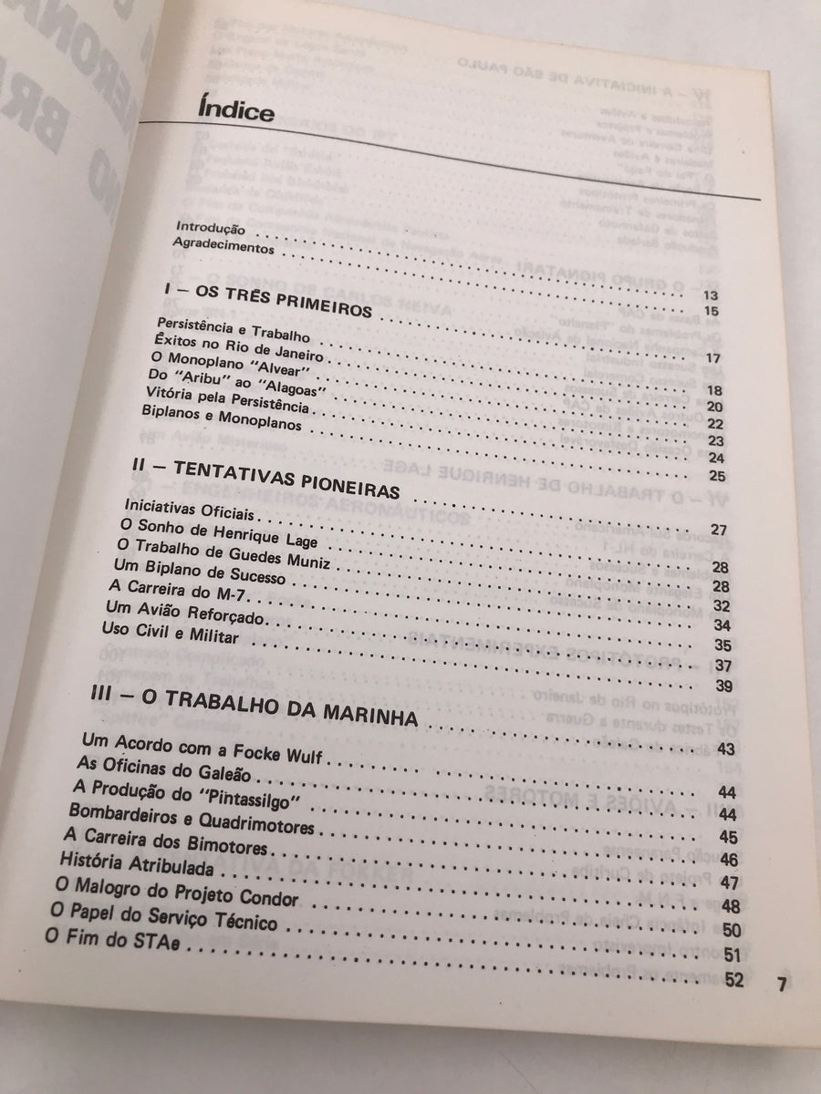 A CONSTRUÇÃO AERONÁUTICA NO BRASIL, 1910 / 1976