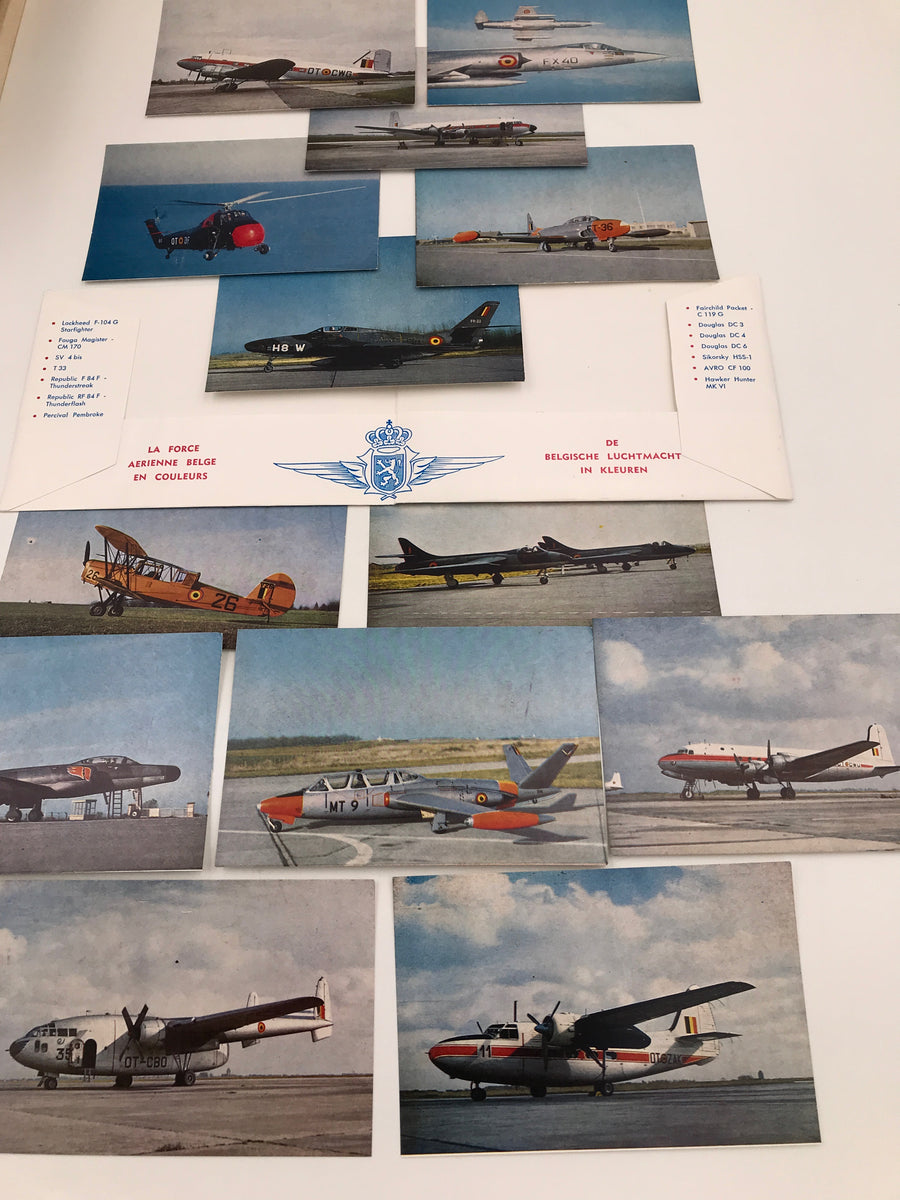 Pochette - souvenir de la Force Aérienne belge / Herinnerings - pochette van de Belgische Luchtmacht