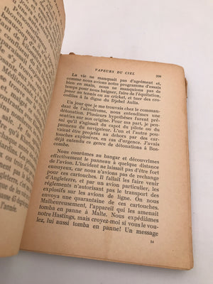 VAPEURS DU CIEL (prix réduit, livre abîmé, v. photos) *** TOP OFFER ***