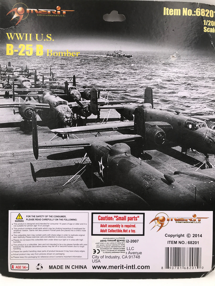 Modèle WWII B-25 B Bomber