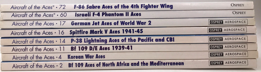 AIRCRAFT OF THE ACES series. 3 books of your choice for 50 € (see availability list below)