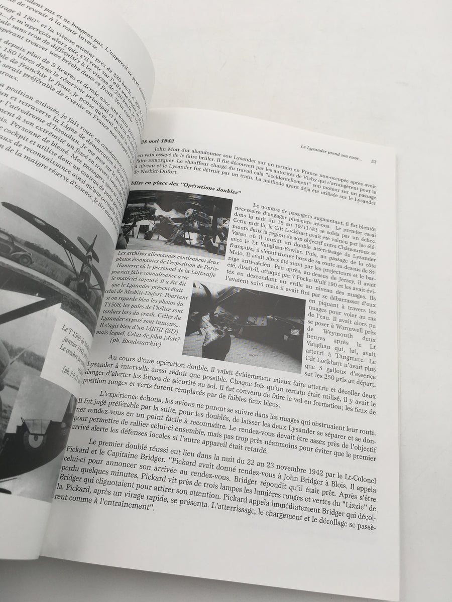 LYSANDER « de la tourmente au clair de lune » publié par la fondation « LES SABENA OLD TIMERS »