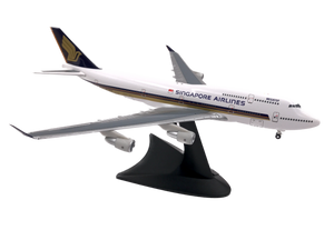 **DIE-CAST METAL MODEL** SINGAPORE AIRLINES MEGATOP BOEING 747-400 1:400 [HERPA]