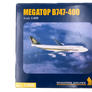 SINGAPORE AIRLINES MEGATOP BOEING 747-400 1:400 [HERPA]