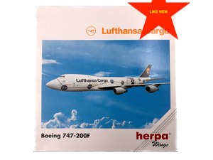 **DIE-CAST METAL MODEL** LUFTHANSA CARGO BOEING 747-200F [HERPA WINGS]