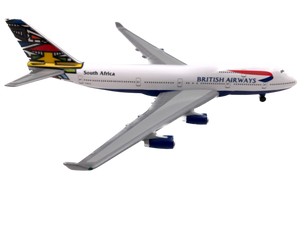 **DIE-CAST METAL MODEL** BRITISH AIRWAYS BOEING 747-400 « SOUTH AFRICA » [HERPA WINGS]