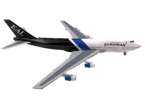 **DIE-CAST METAL MODEL** EUROPEAN AIRCHARTER EAL B 747-200 1:500 [NET MODELS]