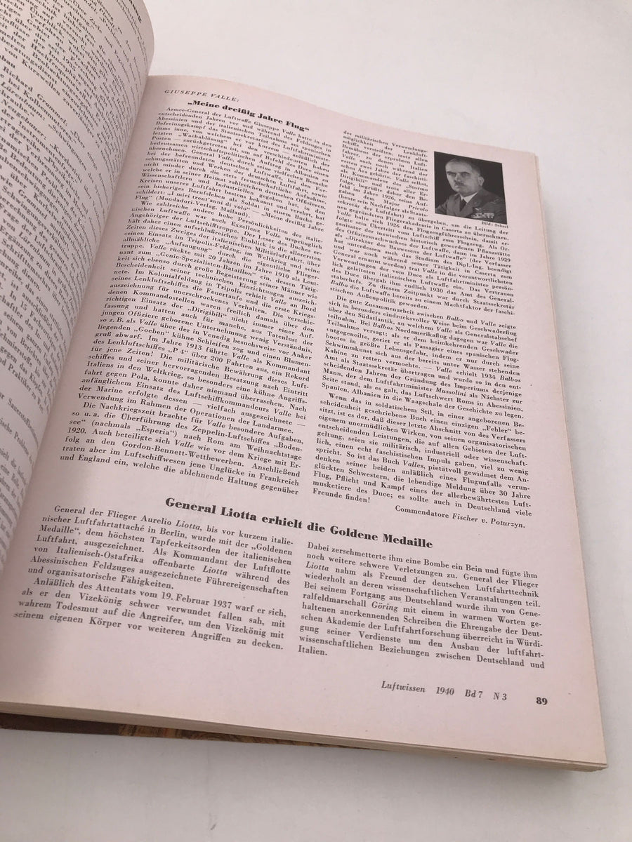 DEUTSCHE LUFTWACHT LUFTWISSEN 1940