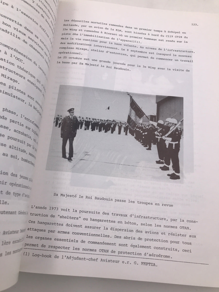 HISTORIQUE DE LA BASE AÉRIENNE DE BIERSET 1914-1989