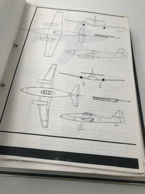 JET PLANES OF THE THIRD REICH ( binder full of photocopies )