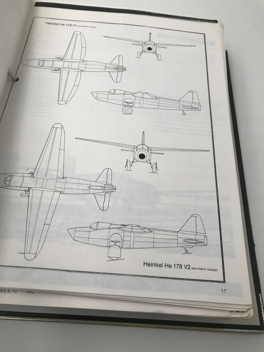 JET PLANES OF THE THIRD REICH ( binder full of photocopies )