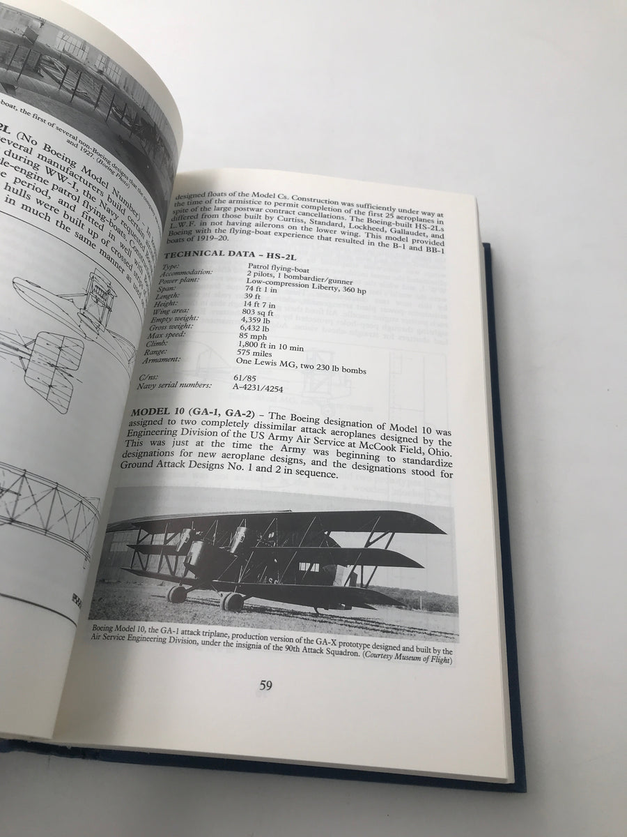BOEING AIRCRAFT SINCE 1916 ***Timed for publication on the 50th anniversary of Boeing***  - Reprint 1993 with 659 pages -
