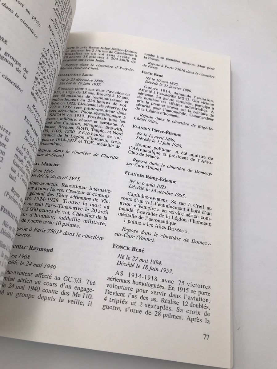 Qui était qui ?  Mémorial de l'aéronautique