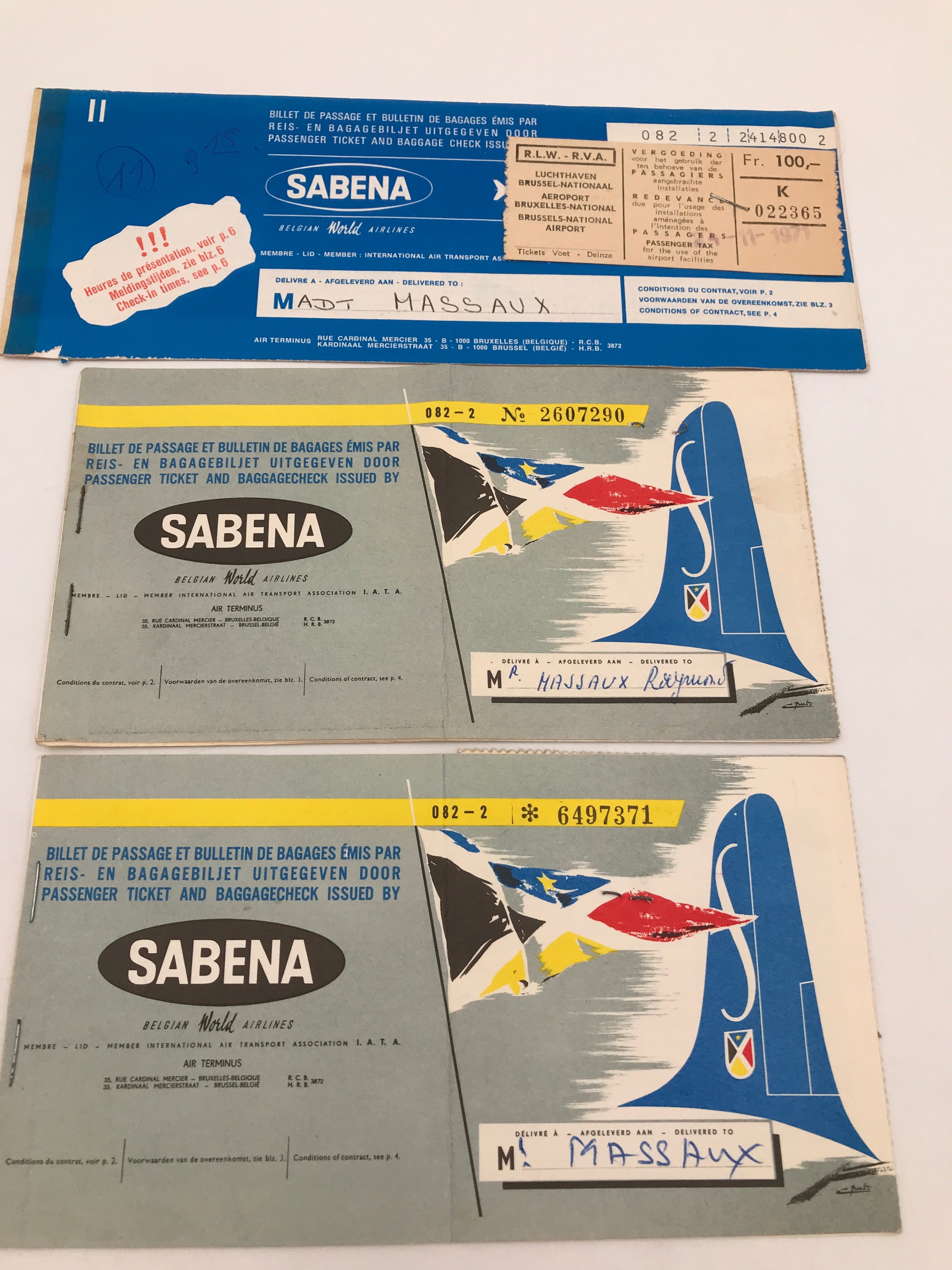 Checked Baggage Brussels Airlines Bagage Ã Main SIX PASSENGER