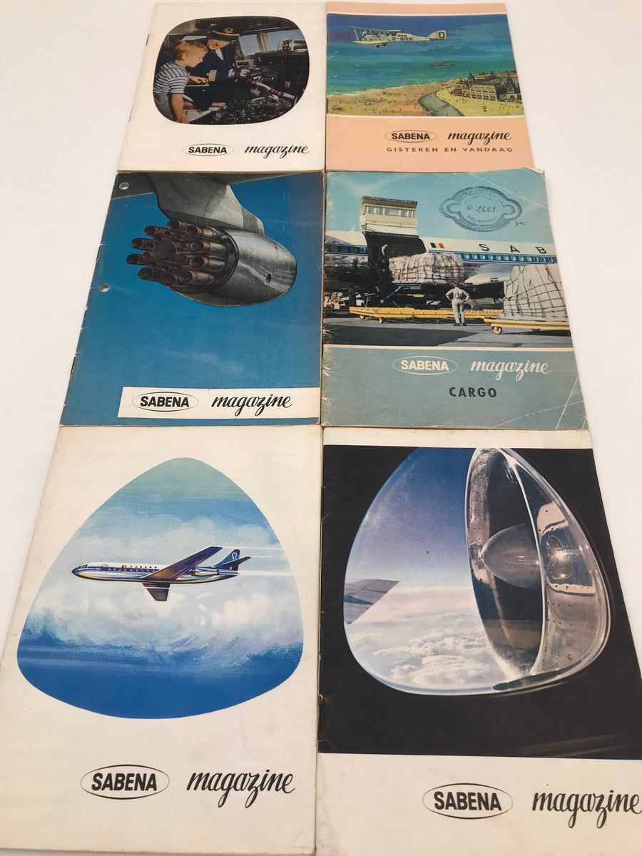 Compléter sa collection du SABENA Magazine, 5 € le numéro