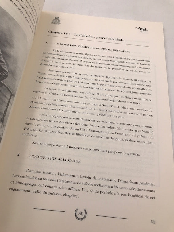 SAFFRAANBERG l'École Royale des Sous-Officiers (3 TOMES)