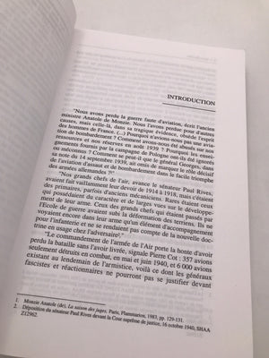 L'ARMEE DE L'AIR DANS LA TOURMENTE : LA BATAILLE DE FRANCE, 1939-1940