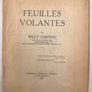 FEUILLES VOLANTES (épreuves non corrigées, extrêmement rare)