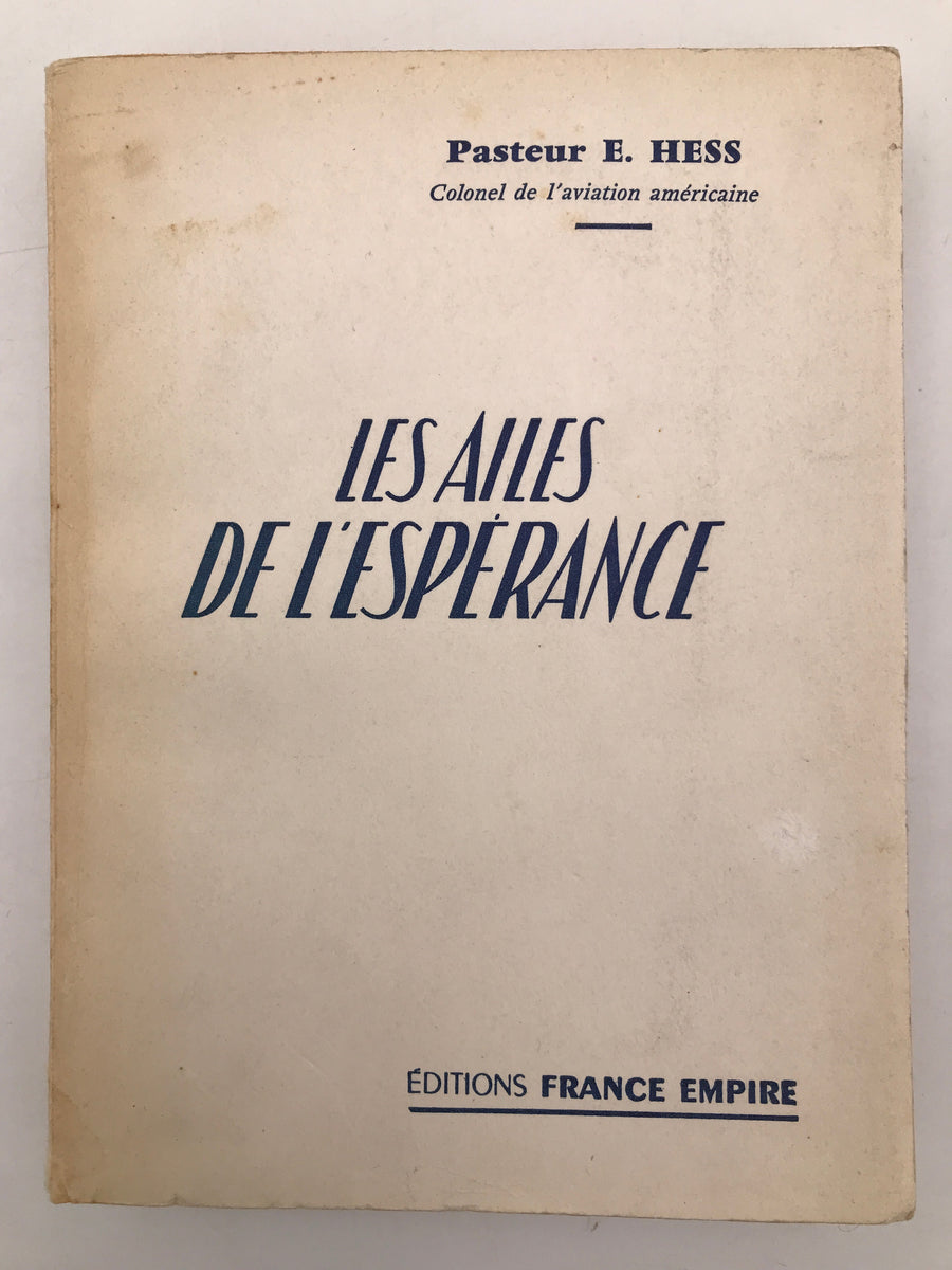 LES AILES DE L'ESPÉRANCE (Prix réduit, jaquette manquante) *** TOP OFFER ***