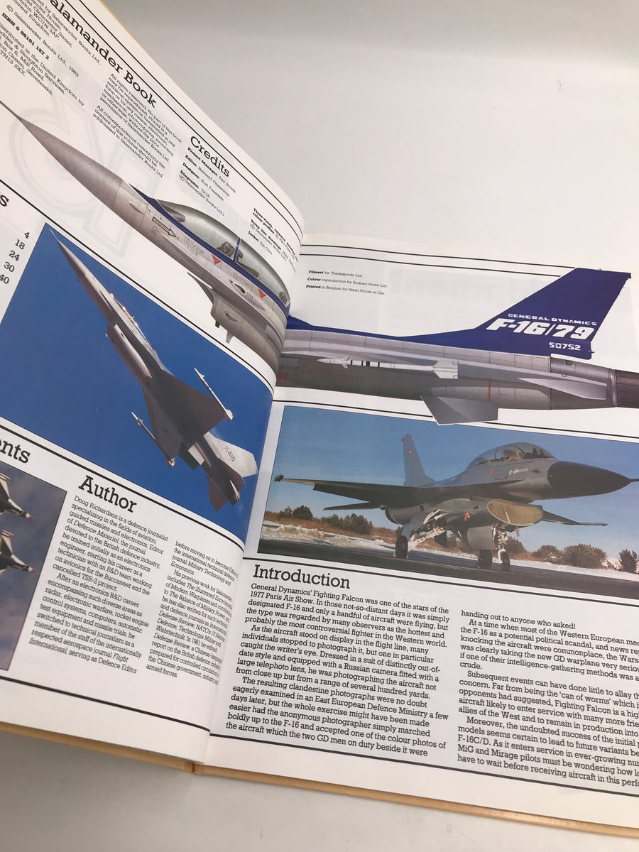 MODERN FIGHTING AIRCRAFT F-16 ***LARGE SIZE THE BIGGEST AND MORE COLOURFUL BOOK EVER ..." ***