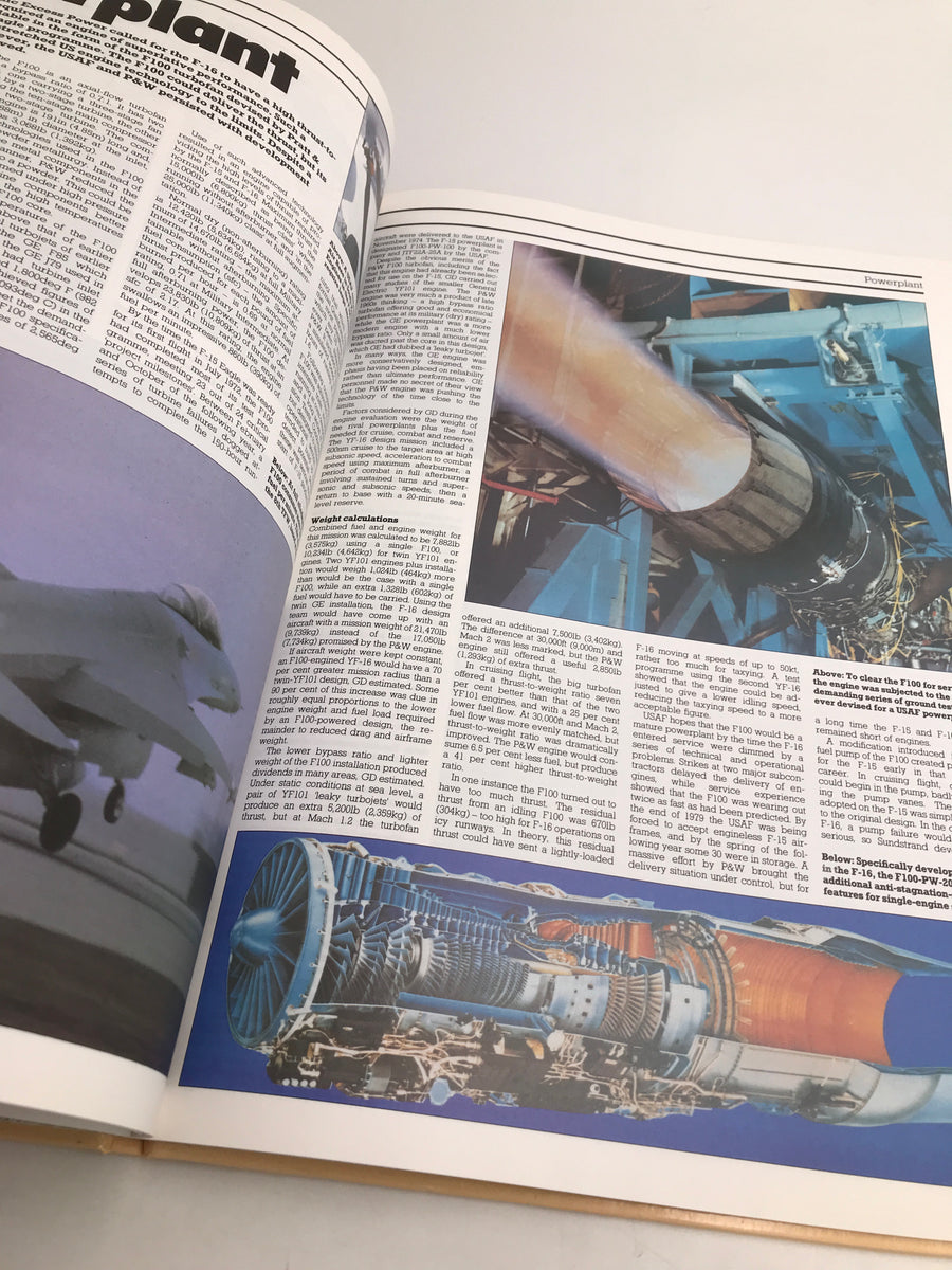 MODERN FIGHTING AIRCRAFT F-16 ***LARGE SIZE THE BIGGEST AND MORE COLOURFUL BOOK EVER ..." ***
