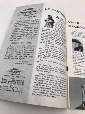 Compléter sa collection du SABENA Magazine, 5 € le numéro