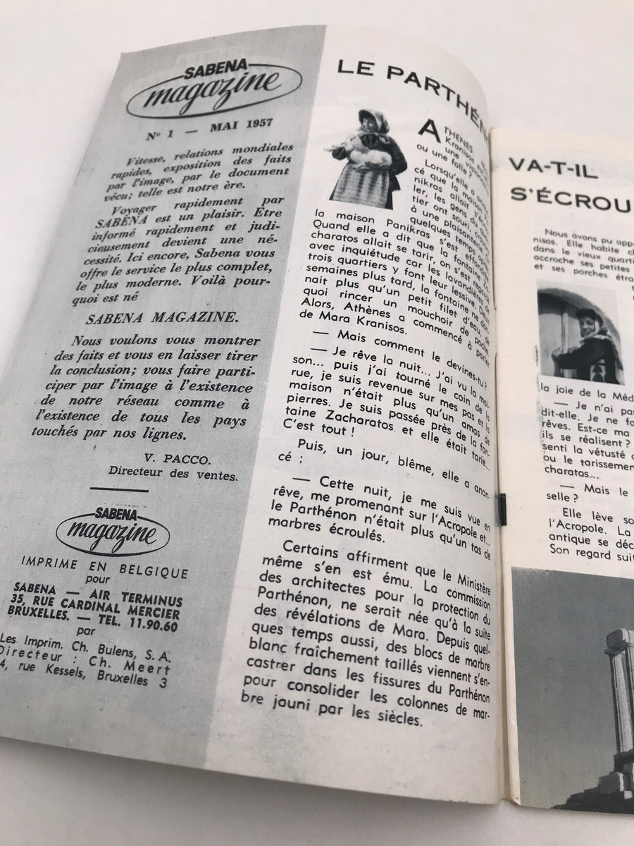 Compléter sa collection du SABENA Magazine, 5 € le numéro