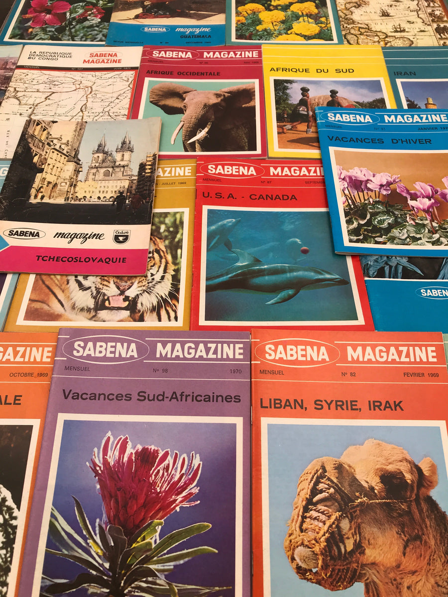 Compléter sa collection du SABENA Magazine, 5 € le numéro