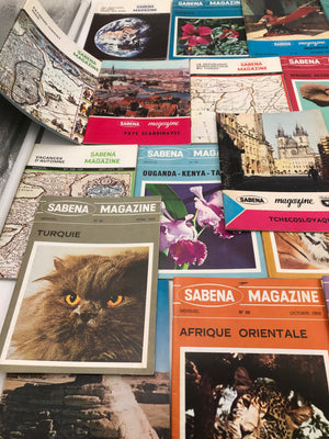 Compléter sa collection du SABENA Magazine, 5 € le numéro