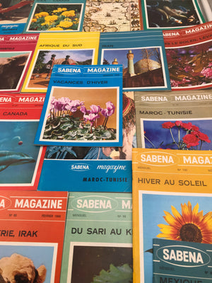 Compléter sa collection du SABENA Magazine, 5 € le numéro