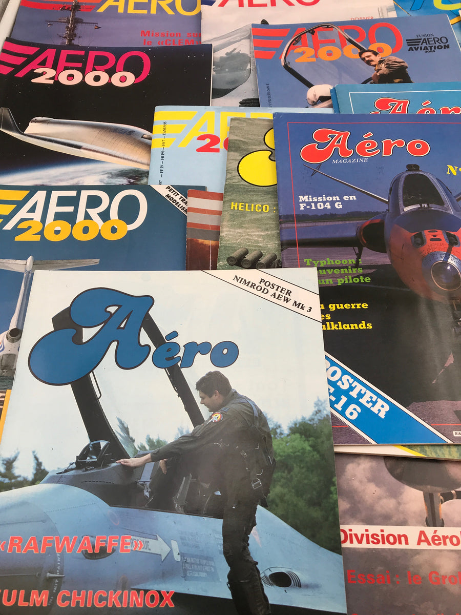 Aéro Magazine et Aéro 2000  *** TOP OFFER LE LOT de 29 numéros dont le n°1 pour 35 € ***