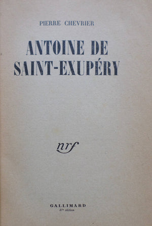 ANTOINE DE SAINT-EXUPÉRY