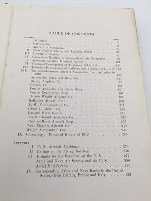 AIRCRAFT YEAR BOOK : 1920 (Damaged cover - 40%)